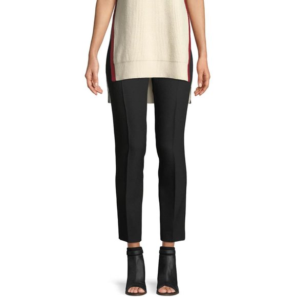 burberry cigarette pants Burberry Women's Black Hanover Cigarette Pants